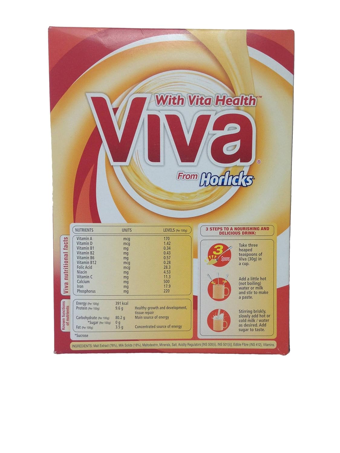Horlicks Milk Powder - Viva - 500g