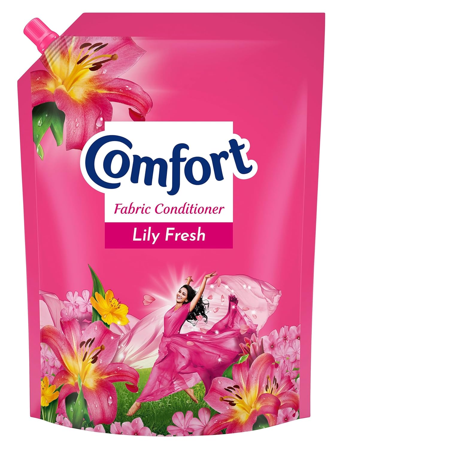 comfort fabric conditioner pink- 2ltr pouch